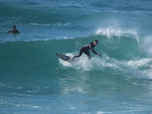 Surfing Adam Gibbard