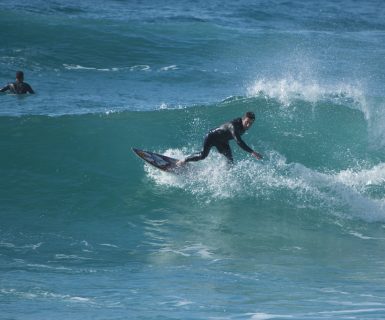 Surfing Adam Gibbard