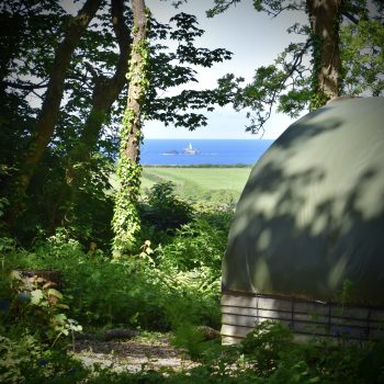 Godrevy Lighthouse viewed from a Landpod